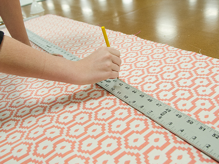 Trace your measurements out on your fabric
